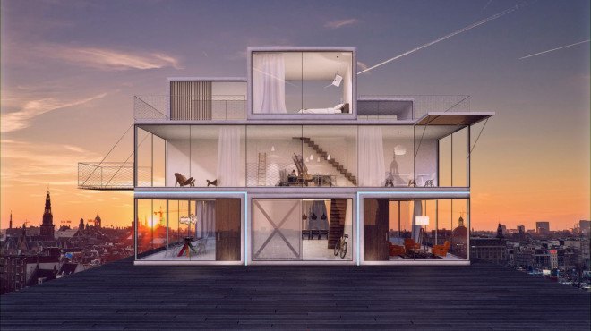 Universe Architecture, Tetris House, modular housing, modular structure, flexible spaces, green architecture, residential architecture, green housing, natural light, i29