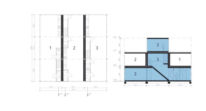 Universe Architecture, Tetris House, modular housing, modular structure, flexible spaces, green architecture, residential architecture, green housing, natural light, i29