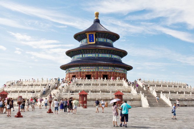 duplitecture, Chinese, building replicas, movie set, film set, Beijing temple, US Capitol, China