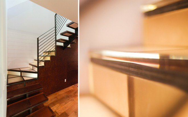 Thread Collective, Parkslope row house, Brooklyn home design, brookyn architecture, nyc architecture, architecture, home renovation nyc, passive design systems, solar power, solar array, green design, low environmental building materials, energy efficiency, green architecture, urban design, repurposed wood slats,