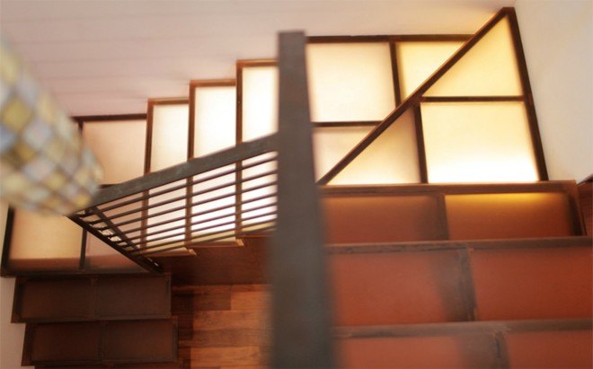 Thread Collective, Parkslope row house, Brooklyn home design, brookyn architecture, nyc architecture, architecture, home renovation nyc, passive design systems, solar power, solar array, green design, low environmental building materials, energy efficiency, green architecture, urban design, repurposed wood slats,