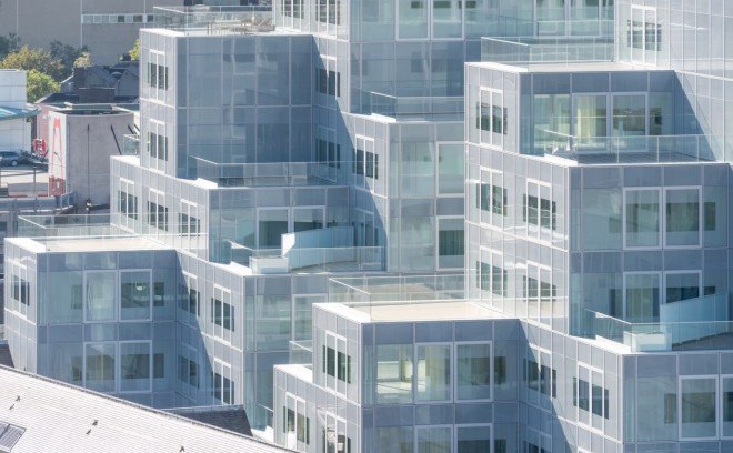 Timmerhuis, BREEAM, BREEAM level of excellence, OMA, Timmerhuis by OMA, Rotterdam, Rotterdam city hall, modular building, mixed use building, mixed use architecture, modular architecture, most sustainable building in Netherlands, the Netherlands, building climate system, triple glazed curtain wall, translucent insulation