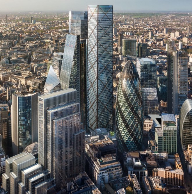 Undershaft 1, London skyscrapers, Eric Parry, Eric Parry architects, London tallest buildings, London architecture, UK skyscrapers, UK architecture, bike parking, public spaces, architecture, urban design