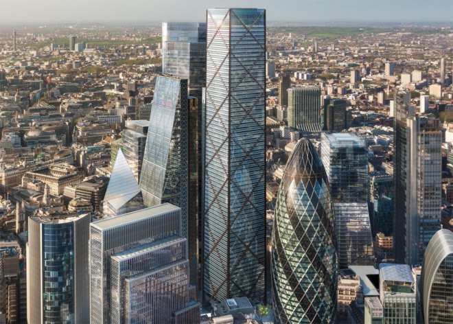 Undershaft 1, London skyscrapers, Eric Parry, Eric Parry architects, London tallest buildings, London architecture, UK skyscrapers, UK architecture, bike parking, public spaces, architecture, urban design