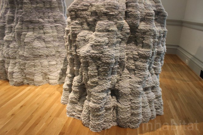 Renwick Gallery, Smithsonian, Smithsonian American Art Museum, Washington D.C., D.C., Tara Donovan, Untitled by Tara Donovan, index cards, art, site specific art, art installation