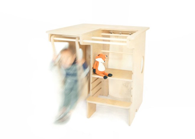 UpUp Play Tower, kickstarter, Cover Architecture, UpUp Play Tower by Cover Architecture, Lukas Armstrong, multifunctional furniture, play furniture, reader submitted content