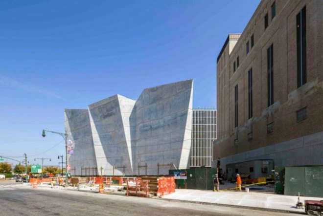 NYC Salt Shed & Garage Complex, LEED Gold operations, Dattner Architects, WXY Architecture + Urban Design, architecture, Department of Sanitation nyc, Department of Sanitation building nyc, green building, sustainable design, city buildings nyc, nyc green design, West Side Highway, DSNY building, green roof, double-skin façade, graywater systems