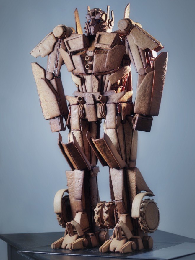 Star Wars, The Force Awakens, Darth Vader, gingerbread Darth Vader, gingerbread houses, gingerbread Optimus Prime, gingerbread Smaug, Oslo artists