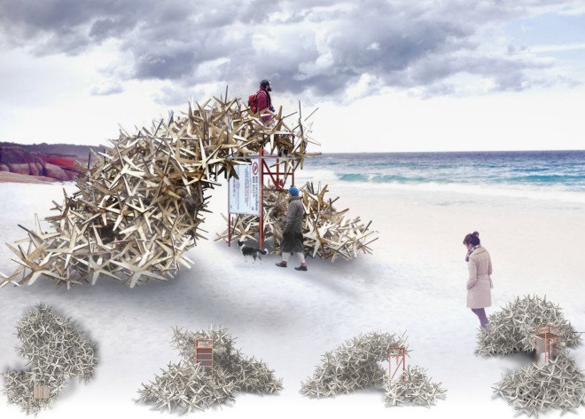 Aurora Borealis by Laurentian University, 2016 Winter Stations, Winter Stations Toronto, Ted Merrick, winter art, winter installations, winter pavilions, In the Belly of the Bear, temporary art installations, temporary art, solar tubes, solar tubes installation,