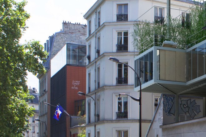 3BOX, 3BOX by Stéphane Malka Architecture, Stéphane Malka Architecture, prefab architecture, prefab housing, La Seine, affordable housing, parasitic architecture, modular housing, modular architecture, Les Toits du Monde, 3BOX Les Toits du Monde,