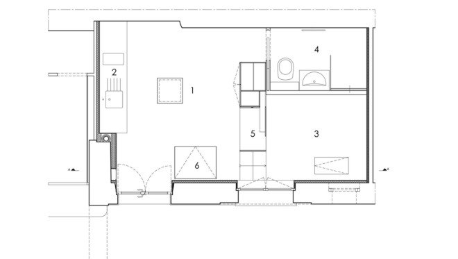 green design, eco design, sustainable design, Anne Rolland, Adaptive reuse, Paris apartment, hidden room, 17th Century townhouse Paris, open plan apartment, plywood