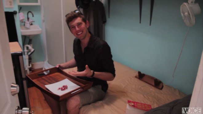 Chef Grayson Altenberg, chef's 100 square foot apartment, nyc apartments, nyc condos, nyc small homes, nyc compact apartments, small spaces nyc, Upper West Side apartment, small spaces, tiny homes, tiny homes nyc, nyc rents,