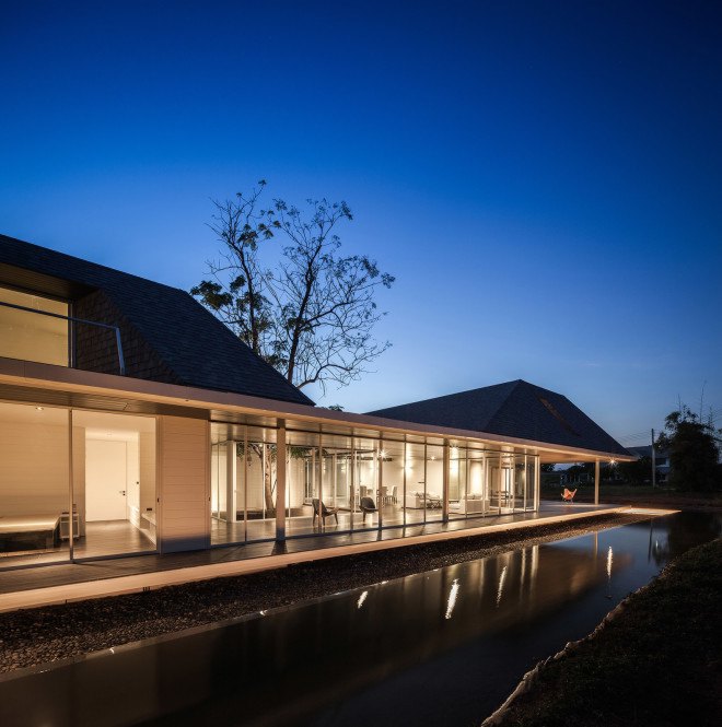SOOK Architects, Baan Rai Thaw Si, residential wastewater treatment, self-sufficient water systems, green homes, sustainable homes, green design
