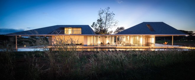 SOOK Architects, Baan Rai Thaw Si, residential wastewater treatment, self-sufficient water systems, green homes, sustainable homes, green design
