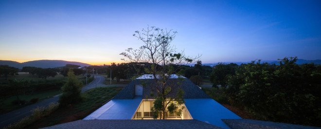 SOOK Architects, Baan Rai Thaw Si, residential wastewater treatment, self-sufficient water systems, green homes, sustainable homes, green design
