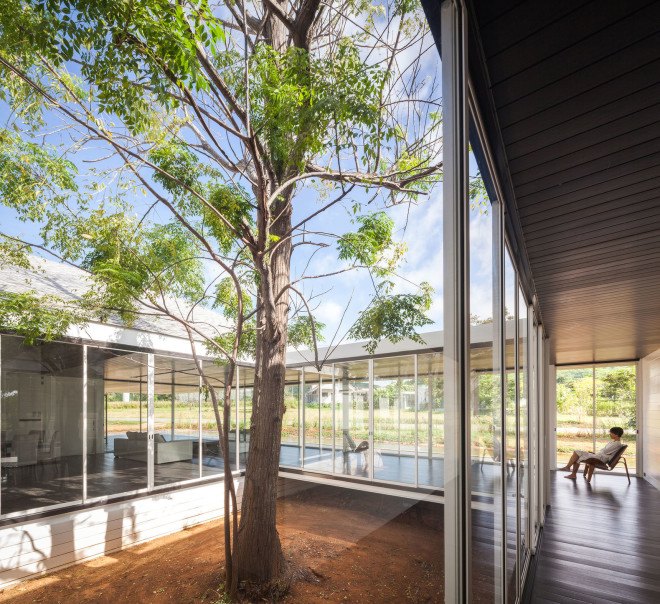 SOOK Architects, Baan Rai Thaw Si, residential wastewater treatment, self-sufficient water systems, green homes, sustainable homes, green design