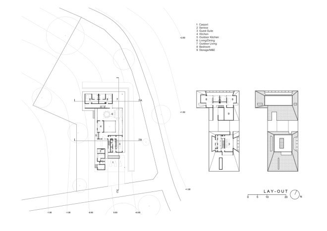 SOOK Architects, Baan Rai Thaw Si, residential wastewater treatment, self-sufficient water systems, green homes, sustainable homes, green design