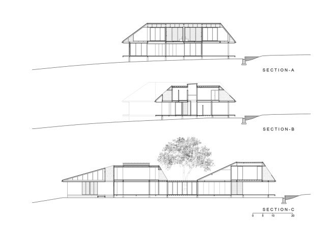 SOOK Architects, Baan Rai Thaw Si, residential wastewater treatment, self-sufficient water systems, green homes, sustainable homes, green design