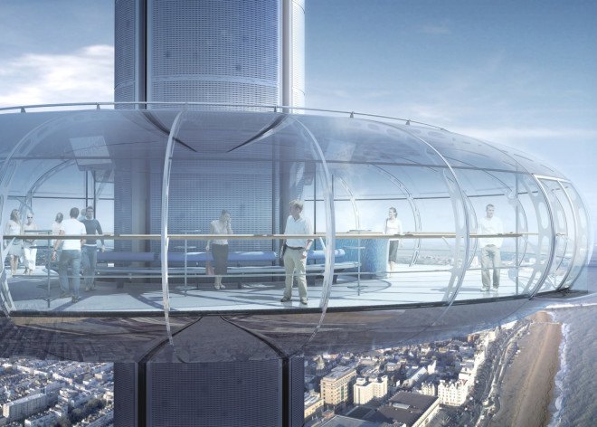 Marks Barfield Architects, London Eye, British Airways i360, British Airways i360 by Marks Barfield Architects, observation tower, world’s first vertical cable car, cable car, vertical cable car, Brighton observation tower