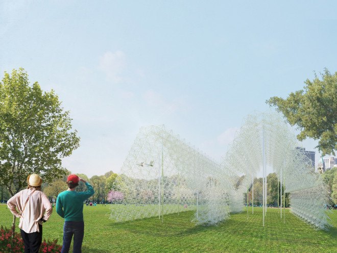 green design, eco design, sustainable design, Governors Island, City of Dreams Pavilion, Folio, Youngsu Lee, Bosun Hur, temporary pavilion, FIGMENT, architecture competition