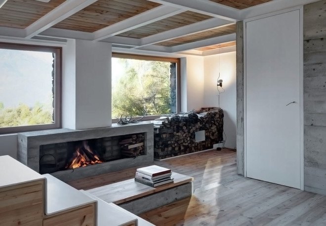 Alfredo Vanotti, Casa VI, architecture Italy, mountain cabin, stone house, natural light, locally sourced materials, traditional techniques, skylights, solar design, green architecture