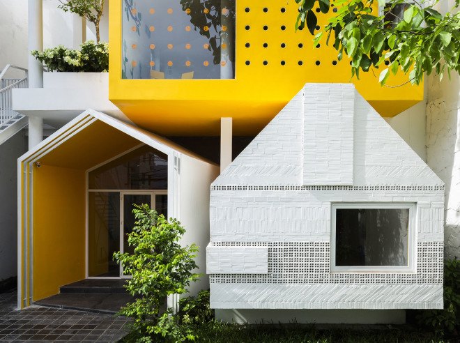 KIENTRUC O, kindergarten, Vietnam architecture, green architecture, natural materials, design for kids, small spaces, public spaces