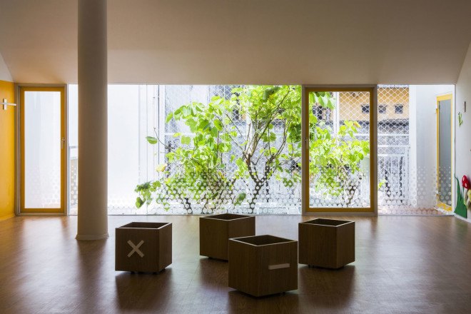 KIENTRUC O, kindergarten, Vietnam architecture, green architecture, natural materials, design for kids, small spaces, public spaces