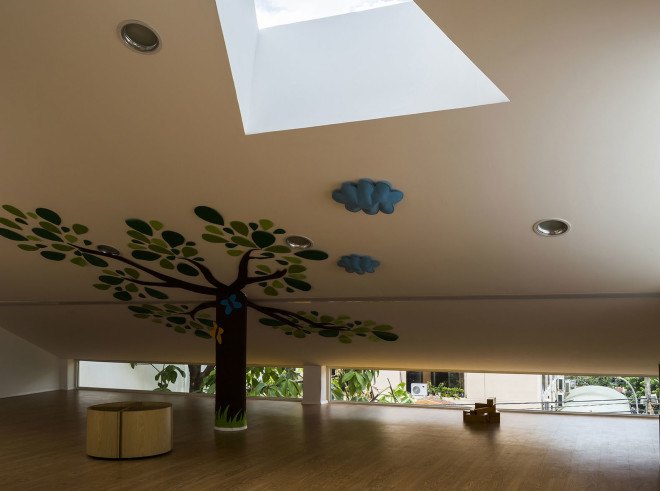 KIENTRUC O, kindergarten, Vietnam architecture, green architecture, natural materials, design for kids, small spaces, public spaces
