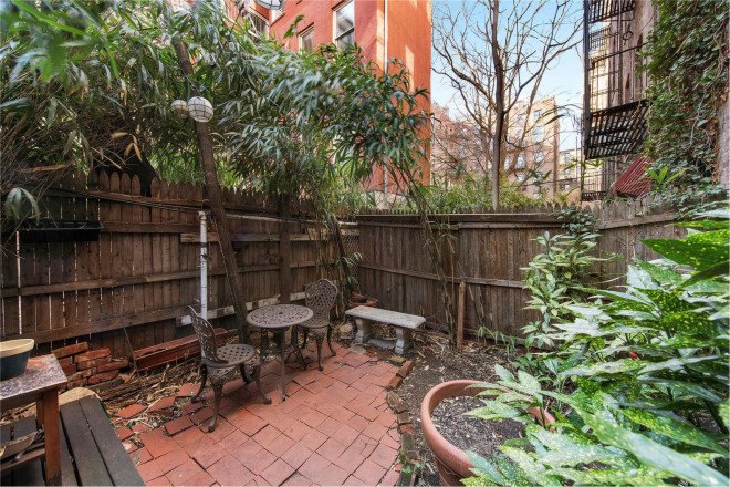 green design, eco design, sustainable design, 228 East 13th Street, sunroom, co-ops near Union Square, tiny living, exposed brick, 6sqft