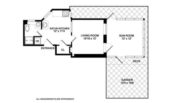 green design, eco design, sustainable design, 228 East 13th Street, sunroom, co-ops near Union Square, tiny living, exposed brick, 6sqft