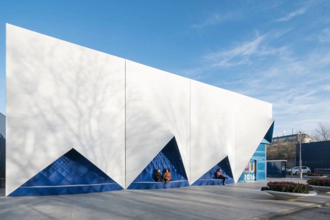 Heijmans, Europe Building 2016, Europe Building the Netherlands, DUS Architects, Alma Krug, Martijn van Wijk, 3d-printed architecture, 3d printed facade, 3d printed building, 3d printed building in the netherlands, 3d printing amsterdam, 3d printed building amsterdam, Europe Building 3d-printed facade by Heijmans and DUS Architects