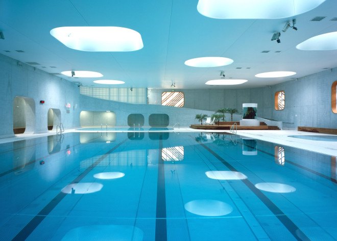 Feng Shui, swimming pool, green roof, Laurence Dujardin, Mikou Studio, Feng Shui swimming pool by Mikou Studio, Feng Shui swimming pool, skylights, AquaZena, AquaZena Paris, Paris,