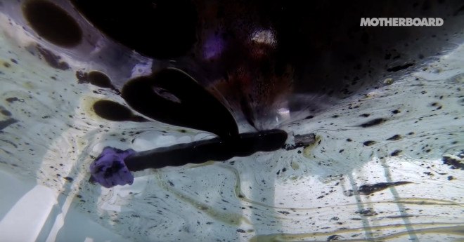 fermilab, magnetic oil spill collection, magnetized oil, magnetite, oil spills, oil spill cleanup, magnetic oil spill cleanup, eco-friendly ocean cleanup, ocean cleanup