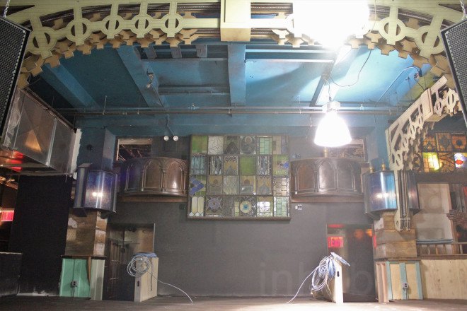 flash factory, reclaimed materials, eco materials, Mike Satsky, hecho, nyc music venues, recycled materials, green design, eco design, sustainable design