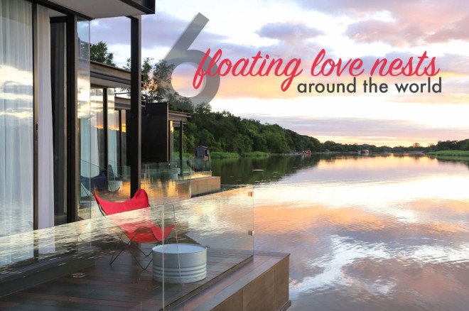 floating architecture, romantic getaways, valentine's day, floating airbnb, floating vacation spots, houseboats, airbnb houseboats, houseboats for rent, houseboat architecture, floating chapel, The Floatwing, The Saunalautta, Floating Thames AirBnb, Project X2 River Kwai Resort, The Four Seasons’ Landaa Giraavaru, The WaterNest 100