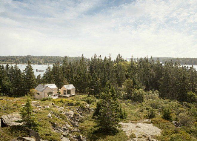 GO Logic, maine cabins, little house on the ferry, passive home design, CLT Construction, green design, sustainable design, factory-cut buildings, prefab construction, cross-laminated timber, energy efficient building, green building, sustainable design, green design, timber design, timber cabins
