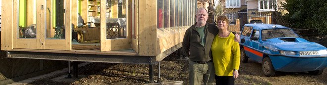 Greenhouse That Grows Legs, Greenhouse That Grows Legs by BAT Studio, BAT studio, flood defense architecture, flood resistant architecture, hydraulic lift architecture, protect architecture from flood, River Thames architecture, glue laminated timber, greenhouse, Between Art and Technology Studio