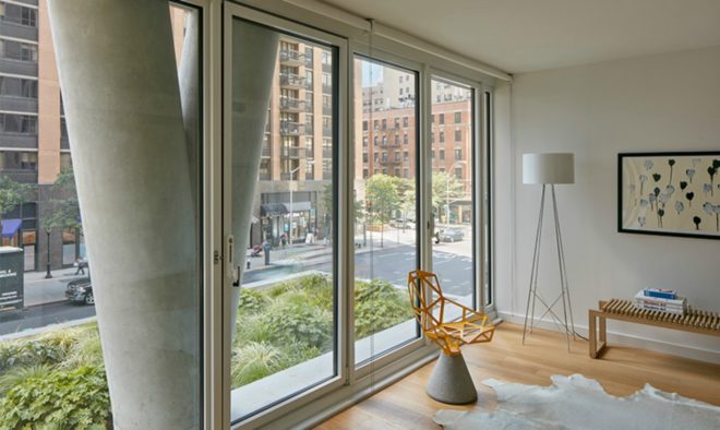 170 Amsterdam, Handel Architects, manhattan architecture, nyc architecture, urban design, Leed certified buildings nyc, LEED Silver, LEED certification nyc, energy efficiency, energy reduction, sustainable design, green design, concrete design, concrete columns, concrete exoskeleton