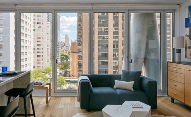 170 Amsterdam, Handel Architects, manhattan architecture, nyc architecture, urban design, Leed certified buildings nyc, LEED Silver, LEED certification nyc, energy efficiency, energy reduction, sustainable design, green design, concrete design, concrete columns, concrete exoskeleton