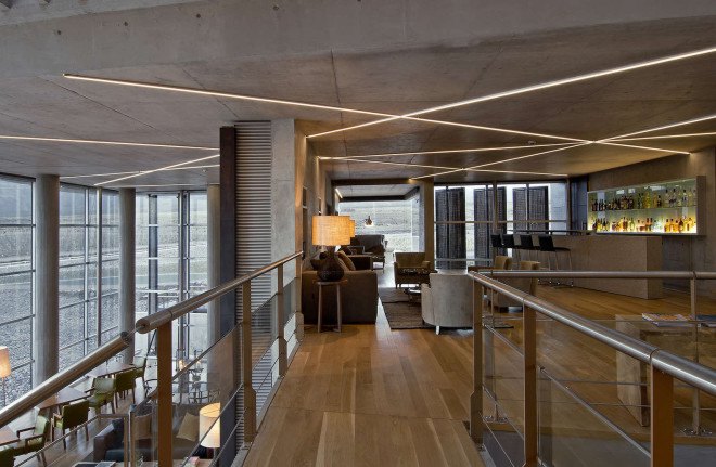luxury resort, wine resort, Hotel Casa de Uco, Alberto Tonconogy y Asociados, lightweight, natural light, mulit-use spaces, green hotel, minimalist design, winery, Argentina