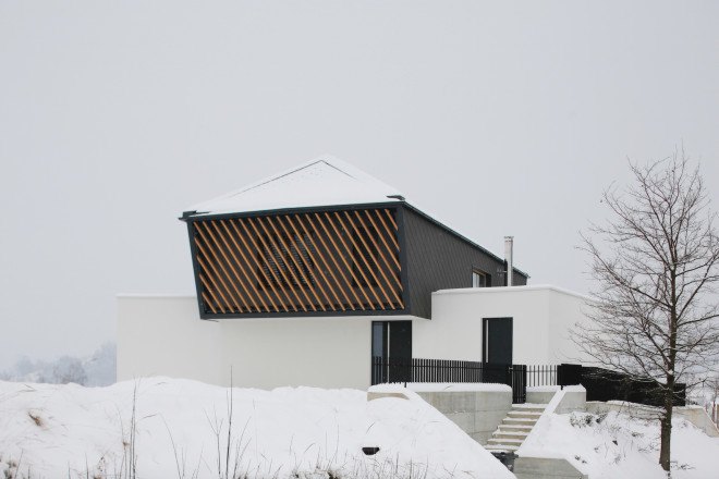 prefab architecture, prefab housing, prefab house, SoNo Arhitekti, House PS by SoNo Arhitekti, House PS, prefab Slovenia,