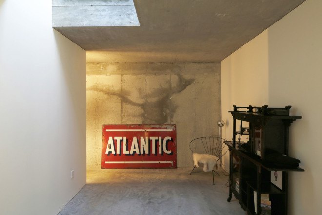 Lake house, Taylor and Miller Architecture and Design, timber wall, retaining wall, abstract design, green architecture, Massachusetts, skylights, natural light