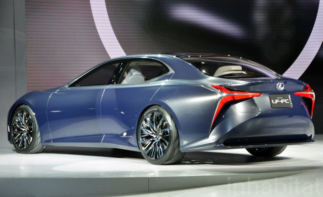 Lexus LF-FC, Lexus, 2016 Detroit Auto Show, NAIAS 2016, Detroit Auto Show, NAIAS, electric vehicles, green cars, green transportation, sustainable transportation, hydrogen car, fuel cell vehicle, hydrogen fuel cell, zero-emission vehicle