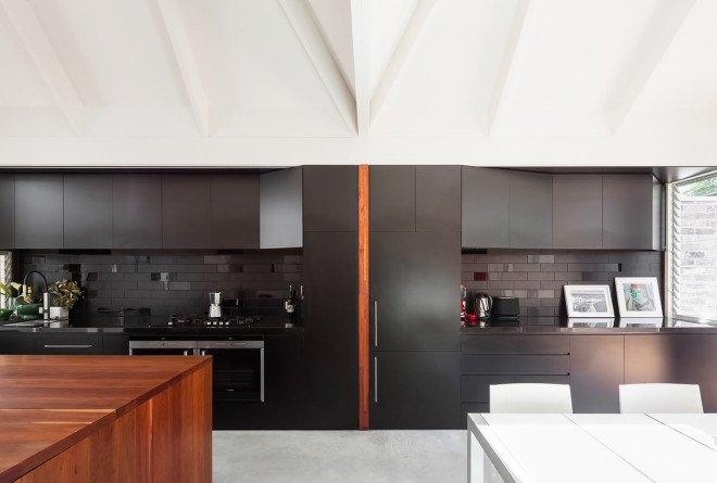 Carterwilliamson Architects, Light Cannon House, Le Corbusier, La Tourette, modernist architecture, green renovation, natural light, sculptural roof, light cannons, green interior, Sydney architecture