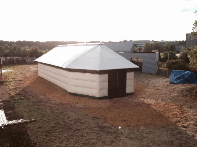Maggie Program, Maggie Shelter, DMOA, Maggie Shelter by DMOA, refugees, refugee shelters, temporary housing, refugee housing, modular architecture