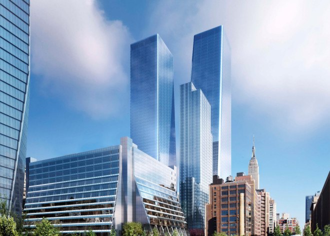 Manhattan West, Manhattan West by SOM, SOM, SLCE Architects, Field Operations, James Corner Field Operations, Manhattan Far West Side, Hudson Yards district, LEED Gold certification, mixed use development,
