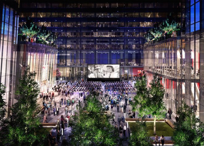 Manhattan West, Manhattan West by SOM, SOM, SLCE Architects, Field Operations, James Corner Field Operations, Manhattan Far West Side, Hudson Yards district, LEED Gold certification, mixed use development,