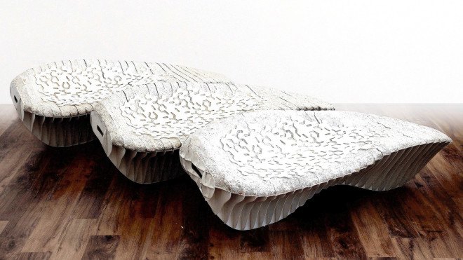 Mycoform, Mycoform by Terreform ONE, Terreform ONE, Ganoderma lucidum, Genspace, compostable furniture, green furniture, mycelium, mycelia, compostable material,