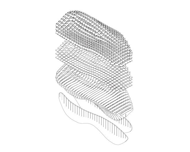 Mycoform, Mycoform by Terreform ONE, Terreform ONE, Ganoderma lucidum, Genspace, compostable furniture, green furniture, mycelium, mycelia, compostable material,