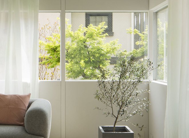 Elding Oscarson, Nerima House, Tokyo, small spaces, small houses, panoramic window, open plan layout, natural light, timber facade, green architecture